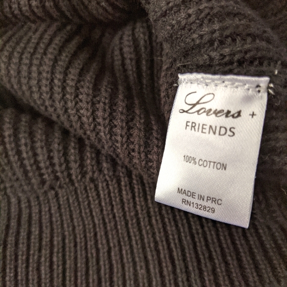 Lovers + Friends Black Off-Shoulder Sweater - Picture 8 of 8